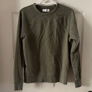 Everlane Forest Green Crewneck Sweater